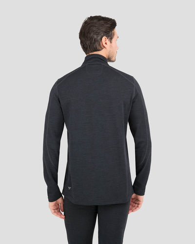 Men's Thermawool® Heavyweight Half-Zip Thermal Shirt | Color: Smoke Heather