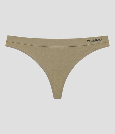 Women's Seamless Thong Underwear (3 Pack) | Color: Pink Haze/Natural Indigo/True Camo