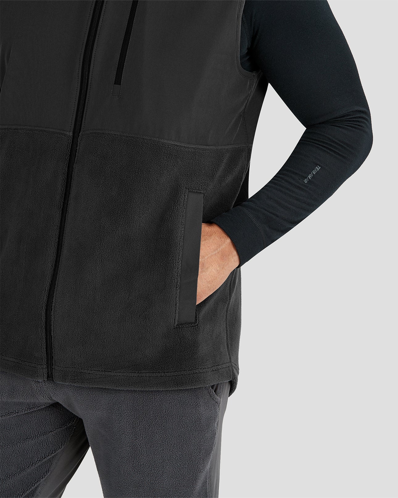 Men’s C-Suite Mammoth Sherpa Fleece Full-Zip Vest