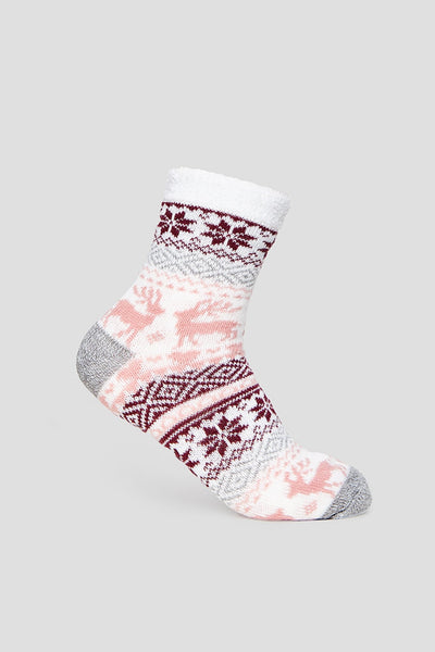 Adults' Dual Layer Anti-Slip Cabin Socks