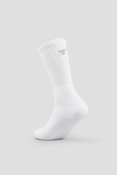 Work & Sports Socks (6 Pairs) | Color: White