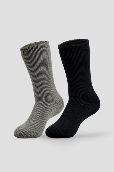Terra Warm Socks (2 Pairs) | Color: Grey/Black