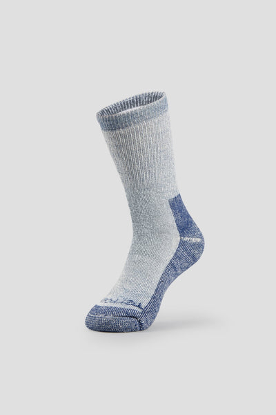 Merino Wool Hiking Socks (2 Pairs) | Color: Denim Heather