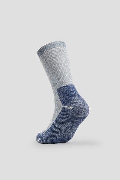 Merino Wool Hiking Socks (2 Pairs) | Color: Denim Heather