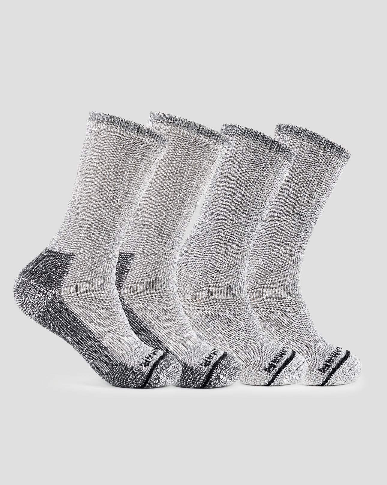 All-Season Wool Blend Socks (4 Pairs) | Color: Grey