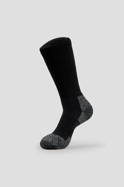 Steel Toe Boot Work Socks (3 Pairs) | Color: Black