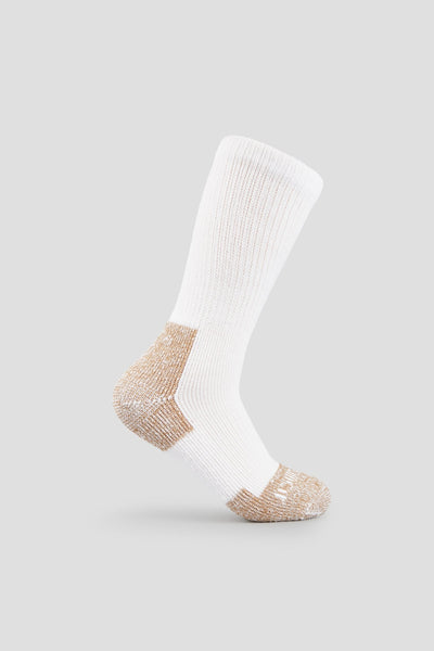 Steel Toe Boot Work Socks (3 Pairs) | Color: White