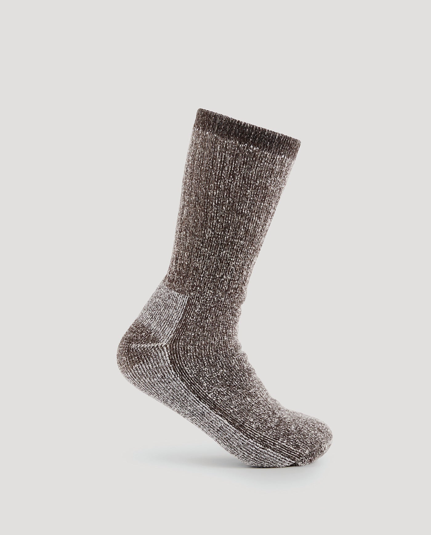 Midweight Merino Wool Hiking Socks (2 Pairs) | Color: Dark Brown
