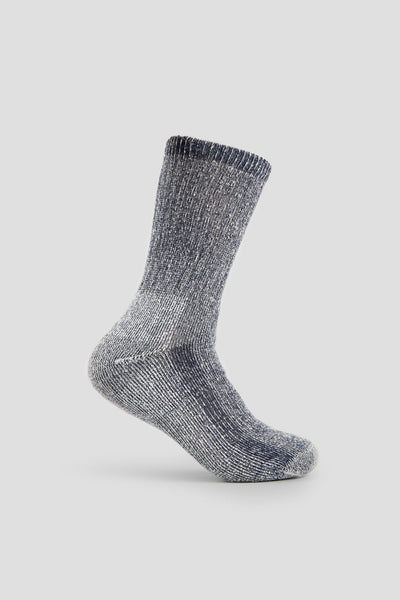 Midweight Merino Wool Hiking Socks (2 Pairs) | Color: Grey