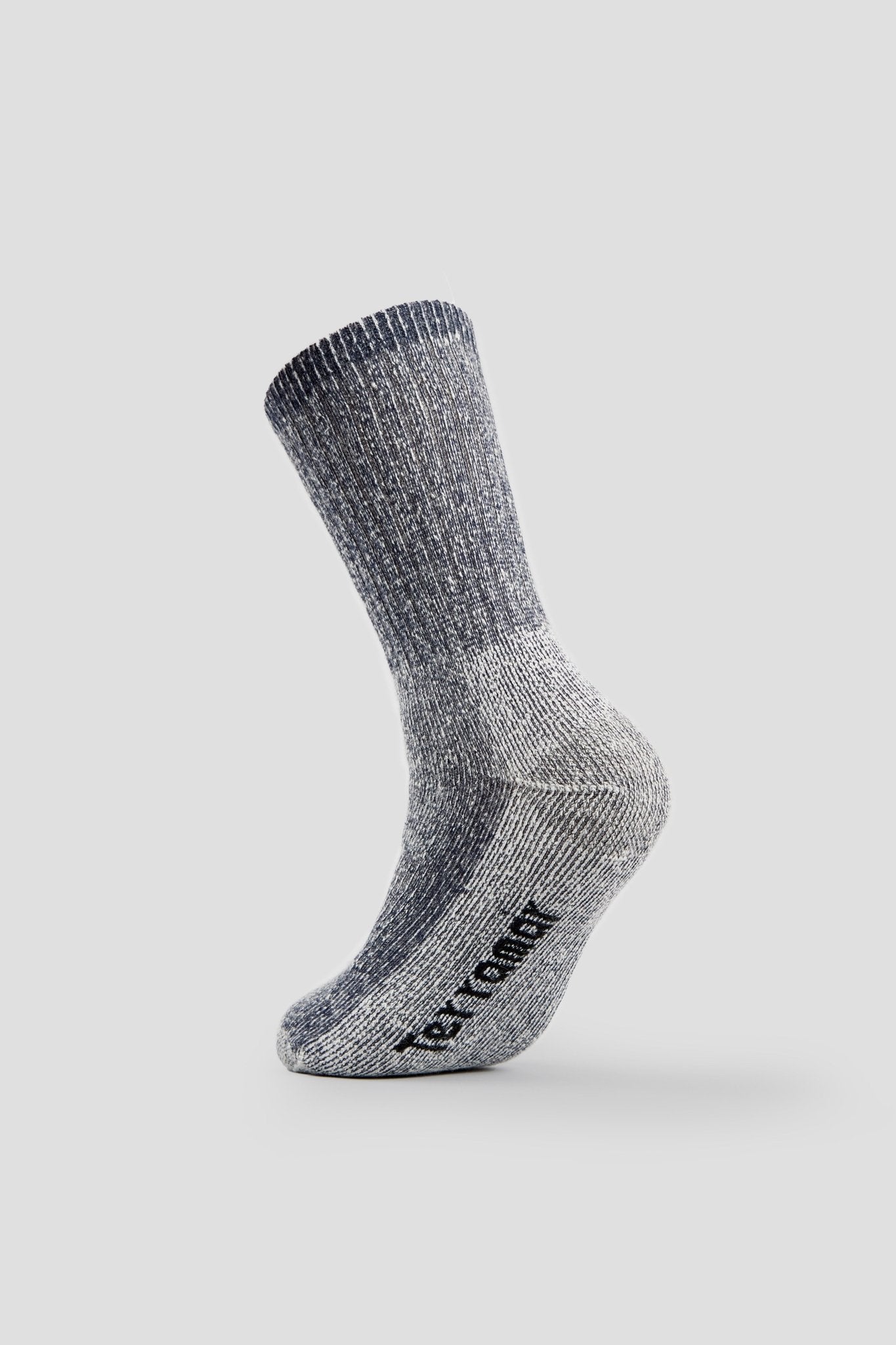 Midweight Merino Wool Hiking Socks (2 Pairs) | Color: Grey