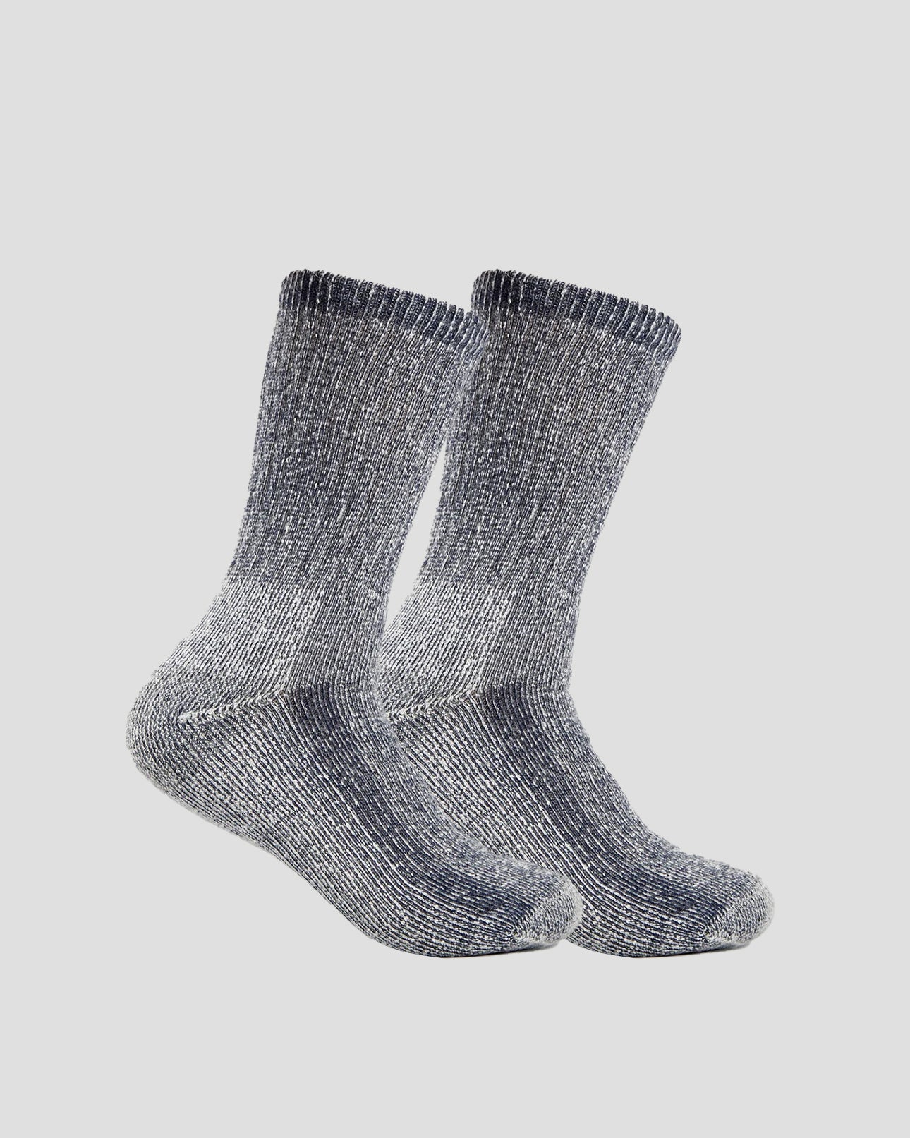 Midweight Merino Wool Hiking Socks (2 Pairs) | Color: Navy