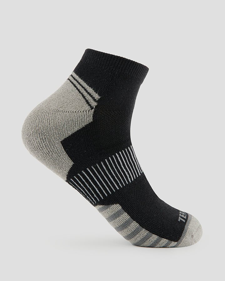 Adults' Hemp Low-Cut Trail Socks (2 Pairs) | Color: Black