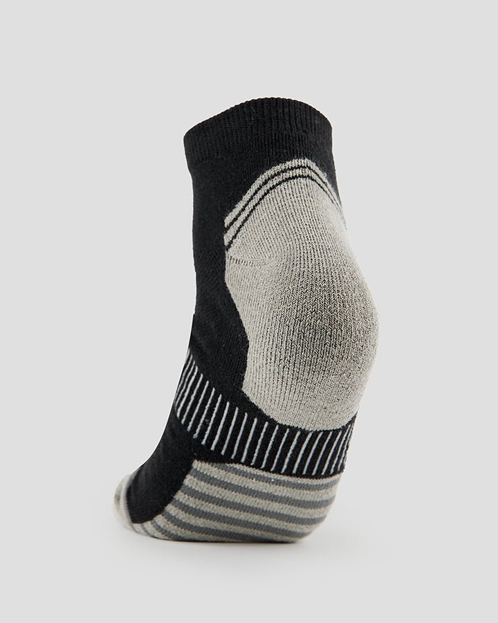 Adults' Hemp Low-Cut Trail Socks (2 Pairs) | Color: Black