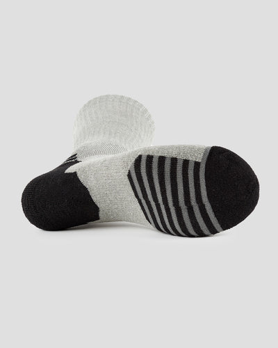 Adults' Hemp Crew Trail Socks (2 Pairs) | Color: Grey