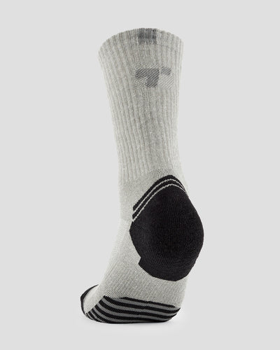 Adults' Hemp Crew Trail Socks (2 Pairs) | Color: Grey