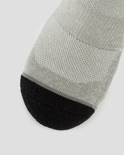 Adults' Hemp Crew Trail Socks (2 Pairs) | Color: Grey