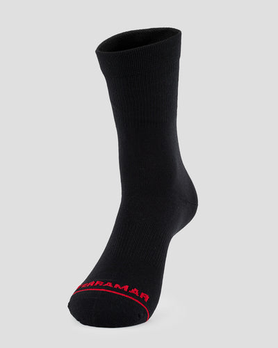 Adults' Midweight Baselayer Socks (2 Pairs) | Color: Black