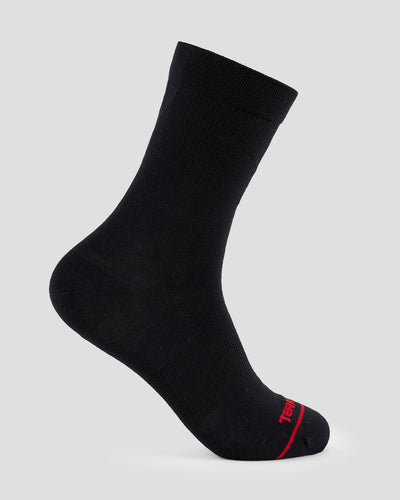 Adults' Midweight Baselayer Socks (2 Pairs) | Color: Black