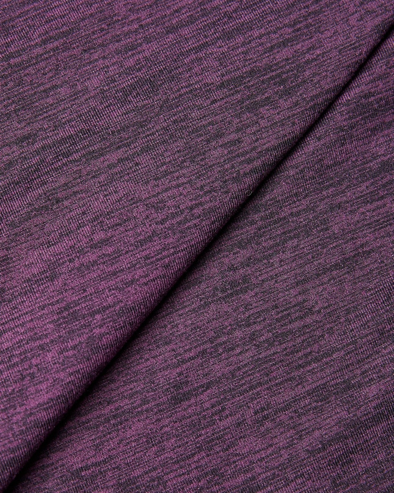 Women's Cloud Nine Midweight Performance Baselayer Scoop Shirt | Color: Blackberry Melange |  #color_blackberry-melange
