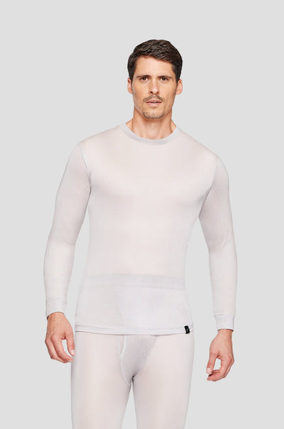 Men's Thermasilk® Heritage Crew | Color: Grey | #color_grey