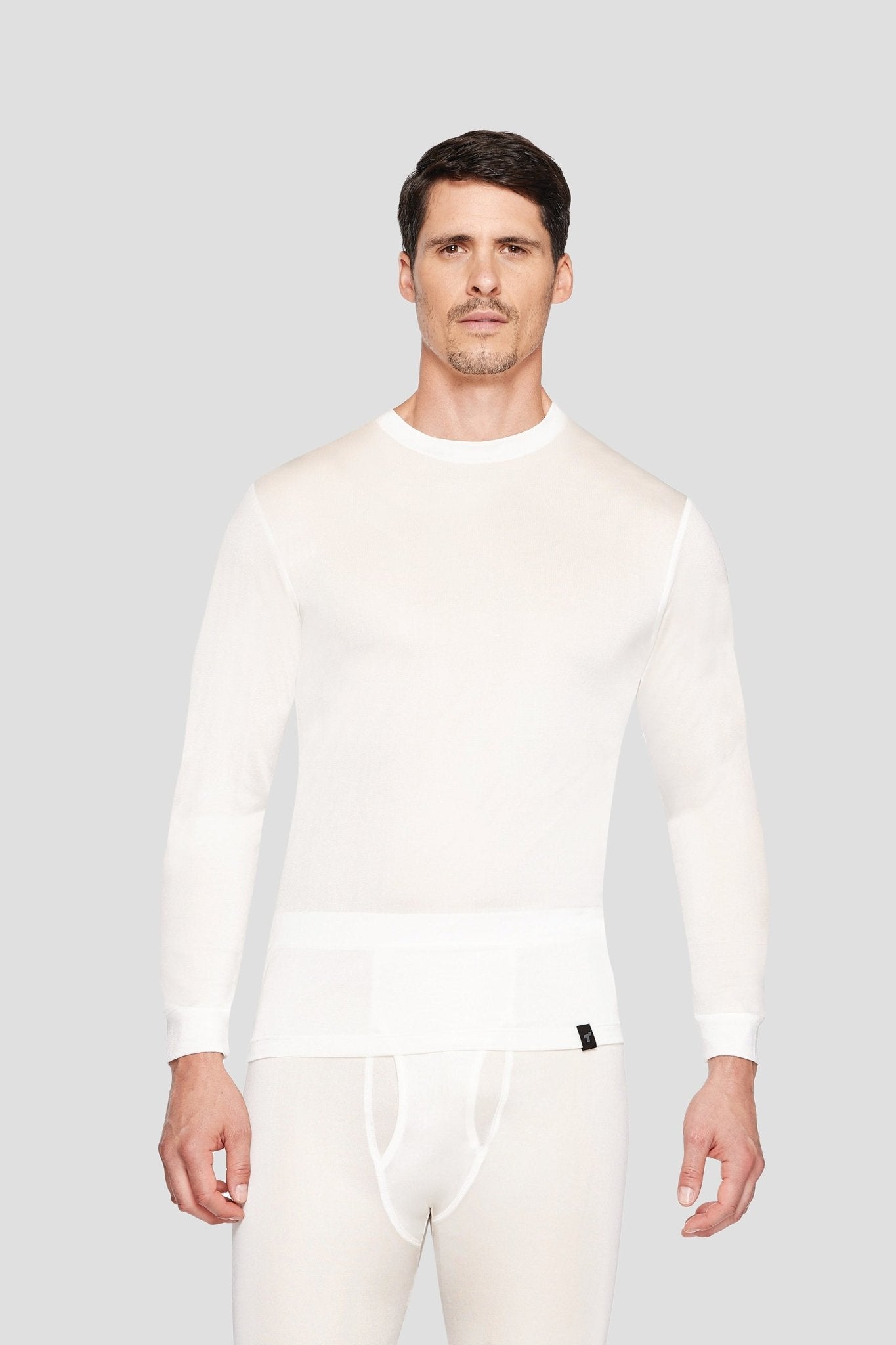 Men's Thermasilk® Heritage Crew | Color: Natural | #color_natural