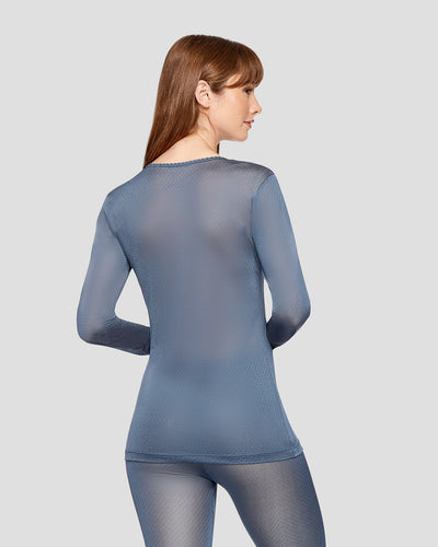 Women's Thermasilk Heritage Scoop | Color: Steel Blue