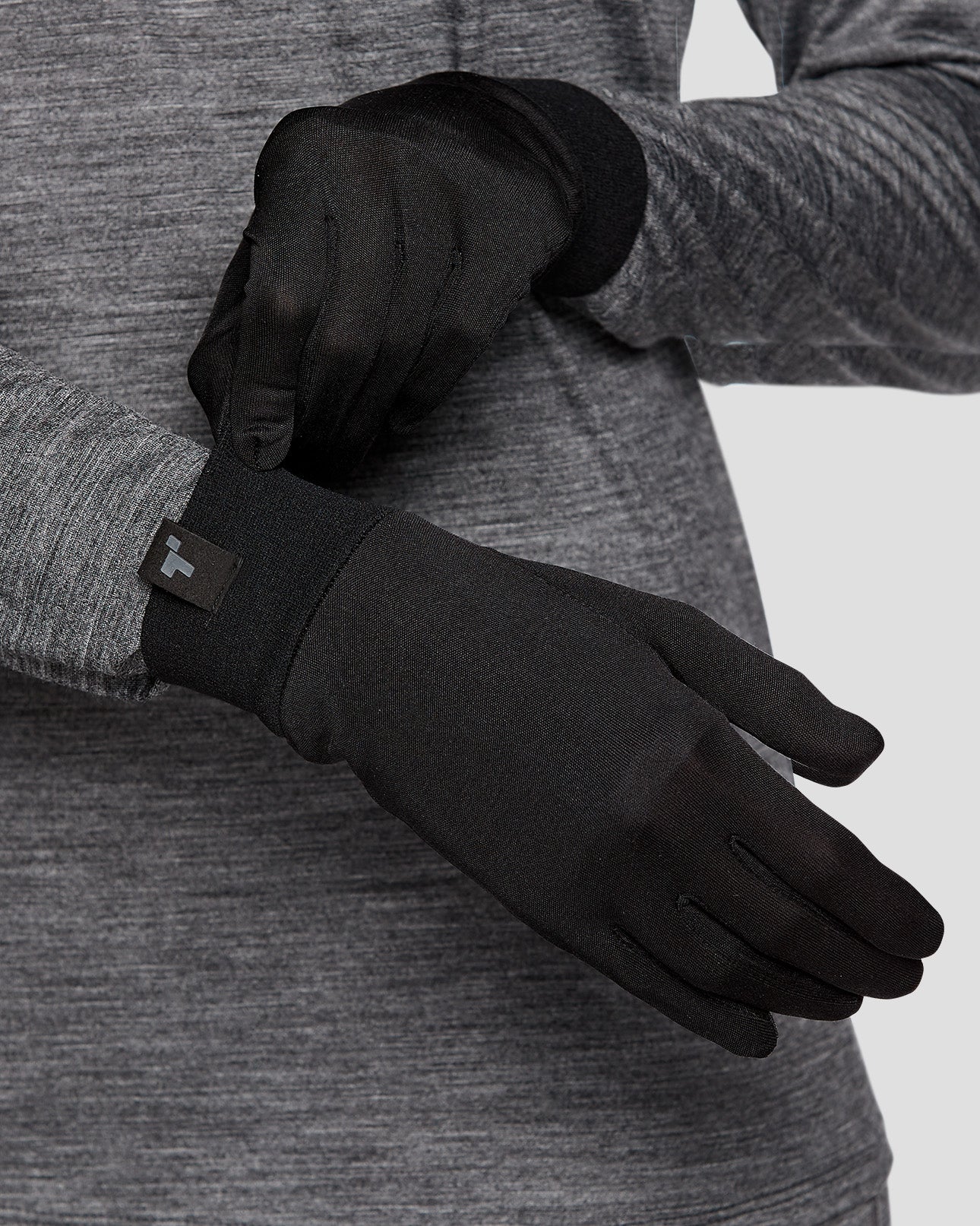 Thermasilk® Lightweight Silk Glove Liners | #color_black