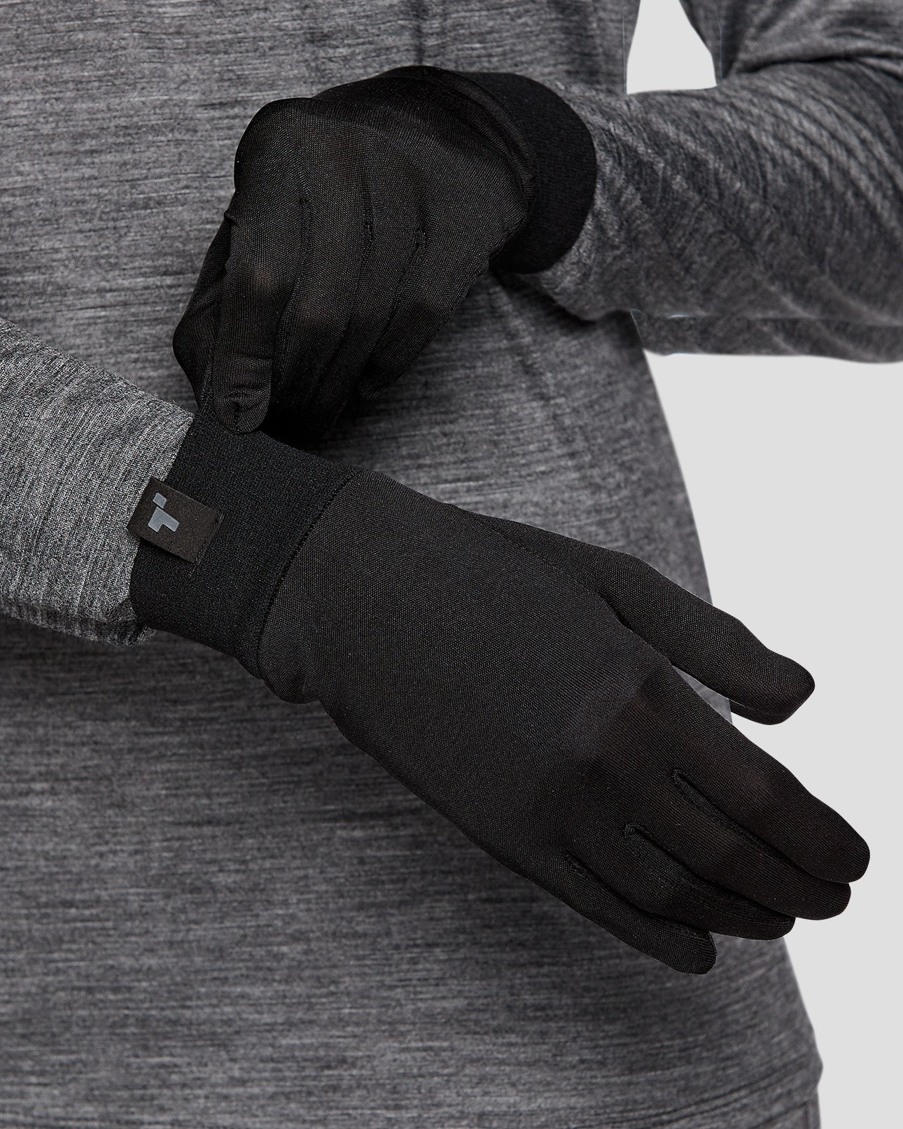 Thermasilk® Lightweight Silk Glove Liners | Color: Black