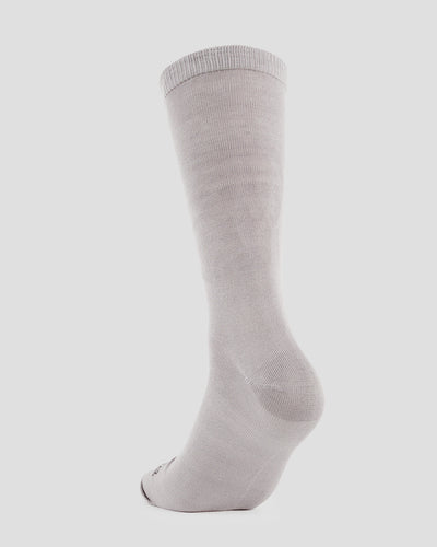 Thermasilk® Mid-Calf Silk Sock Liners | Color: Grey | #color_grey