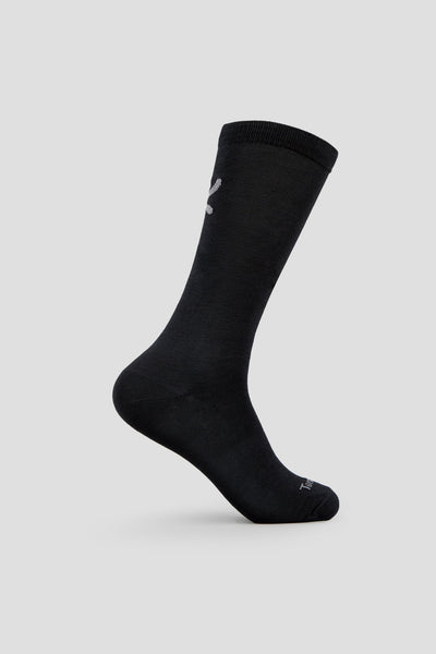 Thermasilk® Mid-Calf Silk Sock Liners | Color: Black