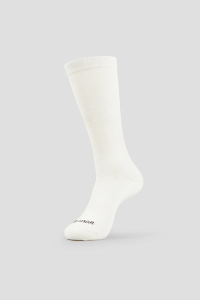 Thermasilk® Mid-Calf Silk Sock Liners | Color: Natural | #color_natural