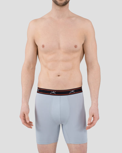 Men's TXO 6-Inch Boxer Briefs (3 Pack) | Color: Grey | #color_grey