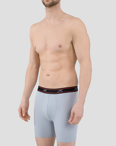 Men's TXO 6-Inch Boxer Briefs (3 Pack) | Color: Grey | #color_grey