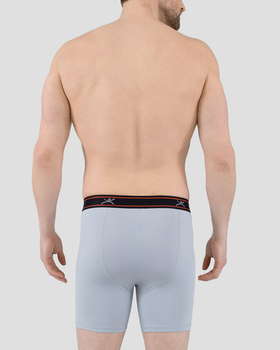 Men's TXO 6-Inch Boxer Briefs (3 Pack) | Color: Grey | #color_grey
