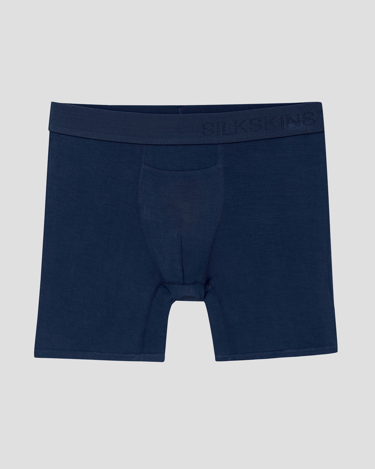 Men's SilkSkins® 6-Inch Boxer Briefs | Color: Navy | #color_navy