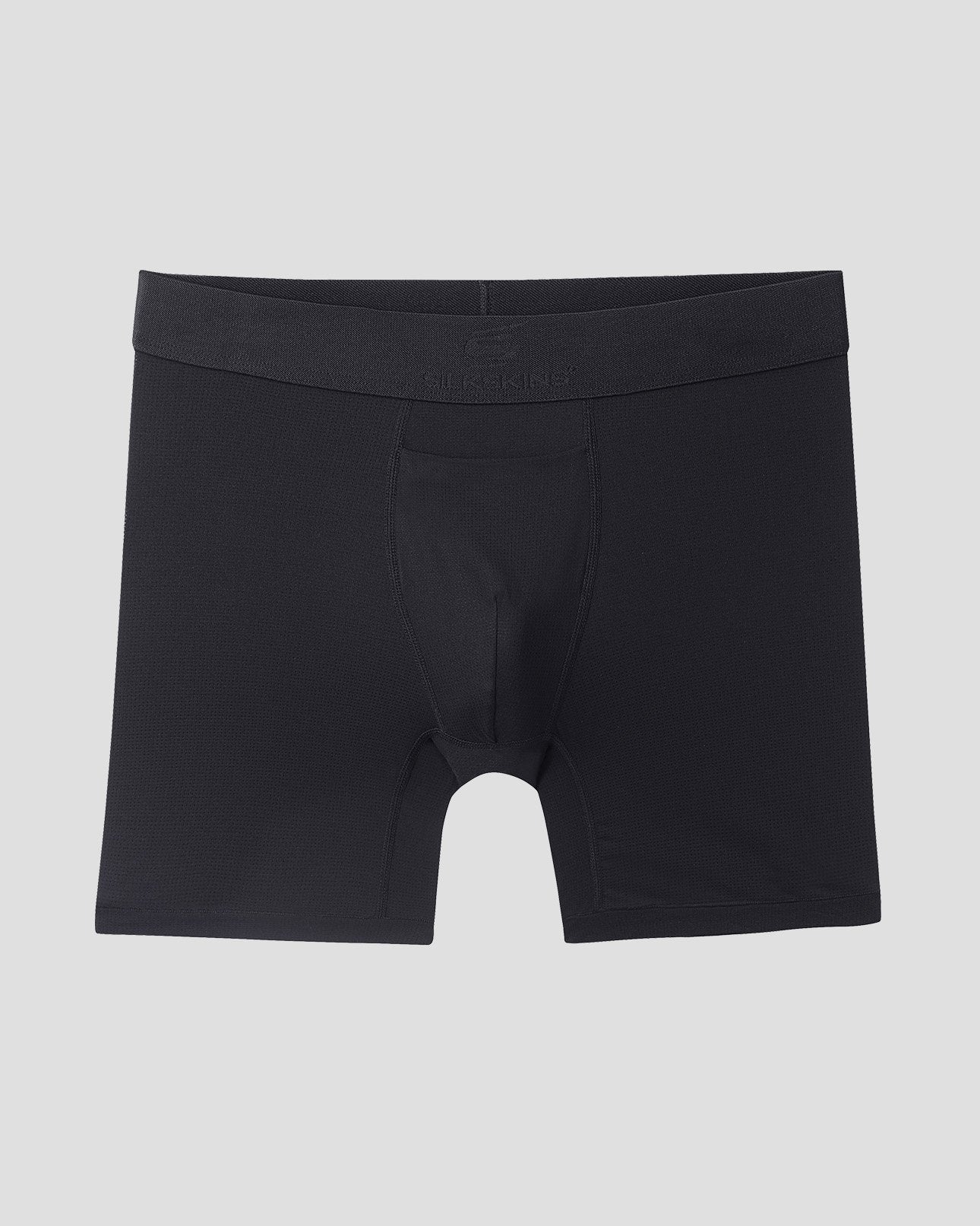 Men's SilkSkins® Air Cool 6-Inch Boxer Briefs | Color: Black