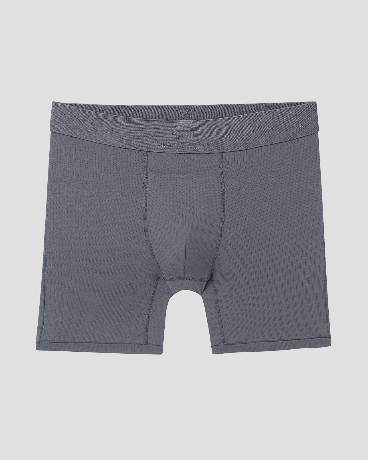 Men's SilkSkins® Air Cool 6-Inch Boxer Briefs | Color: Grey