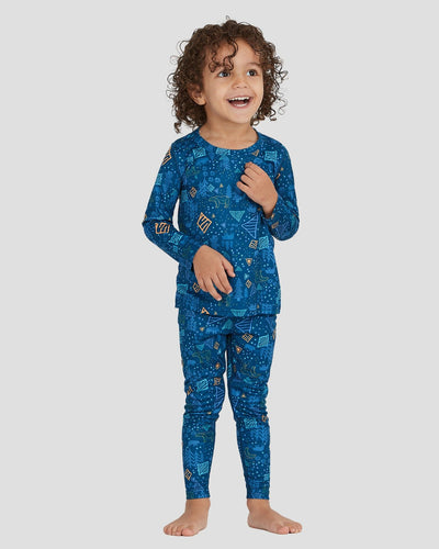 2.0 Kids' Free Ride Heritage Midweight Thermal Baselayer 2-Piece Set