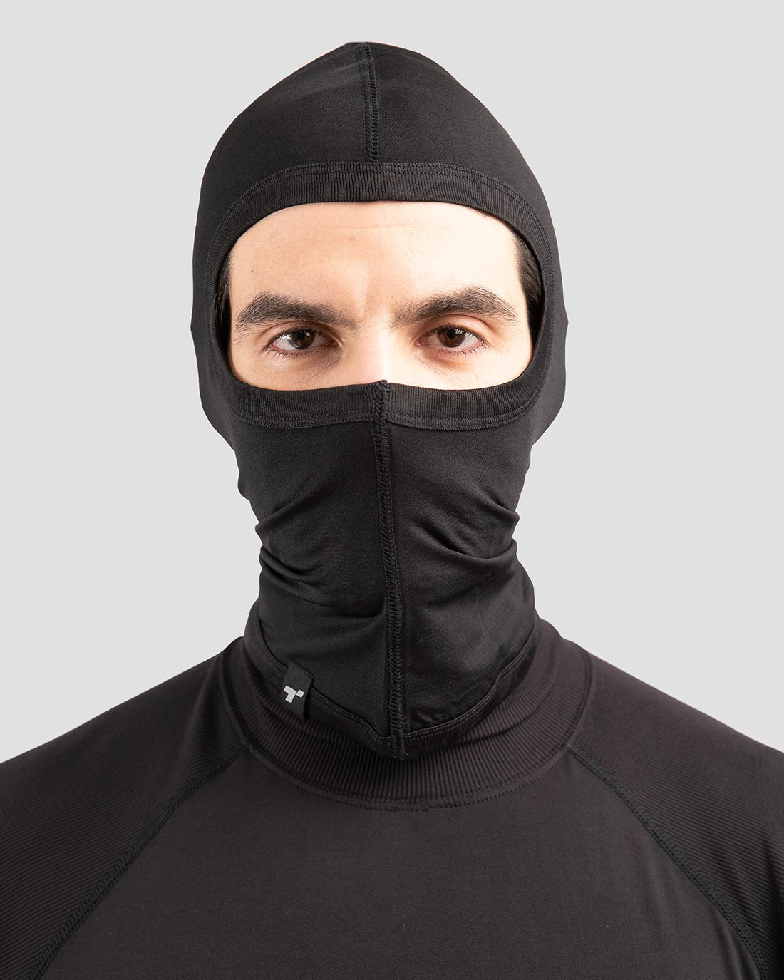 Thermasilk® Lightweight Spandex Silk Balaclava | Color: Black