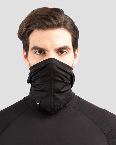 Thermasilk® Lightweight Spandex Silk Balaclava | Color: Black