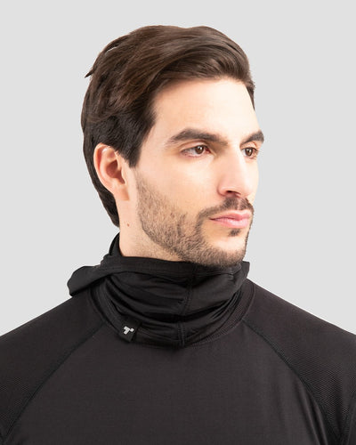 Thermasilk® Lightweight Spandex Silk Balaclava | Color: Black