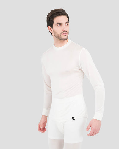 Men's Thermasilk® Heritage Crew | Color: Natural | #color_natural