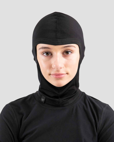 Thermasilk® Lightweight Spandex Silk Balaclava | Color: Black