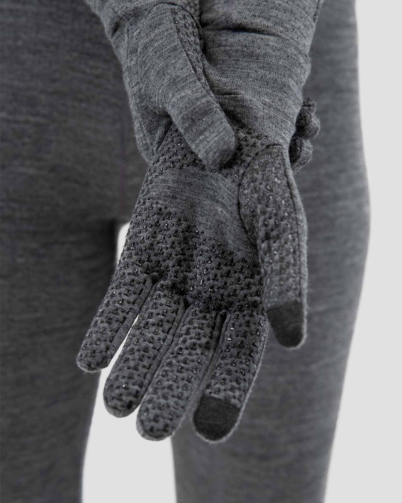 Adult's Midweight Ultra Merino Wool Glove Liners | Color: Charcoal Heather