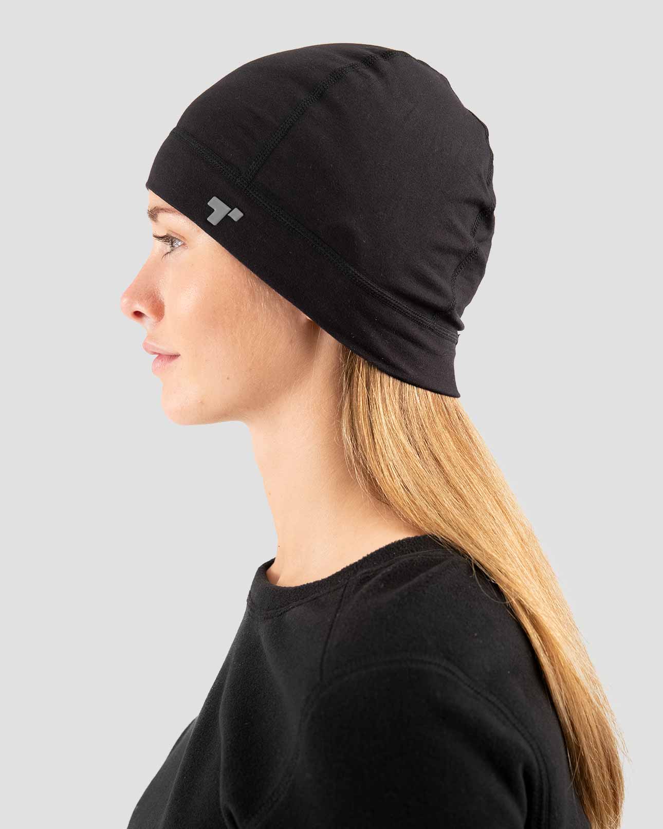Thermolator® Midweight Performance Warm Thermal Beanie | Color: Black