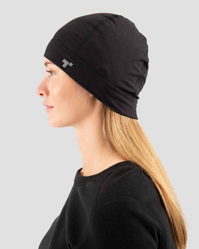 Thermolator® Midweight Performance Warm Thermal Beanie | Color: Black
