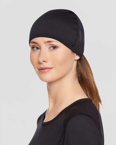 Women's Below-Zero Heavyweight Warm Hat | Color: Black | #color_black