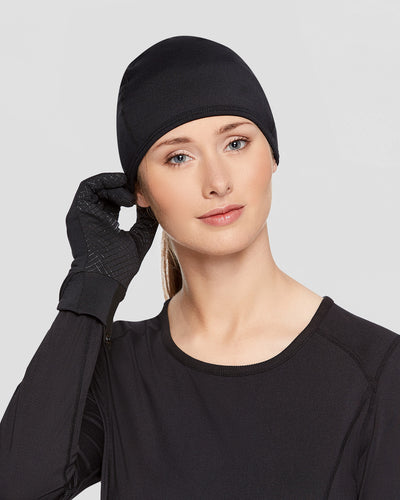 Women's Below-Zero Heavyweight Warm Hat | Color: Black | #color_black
