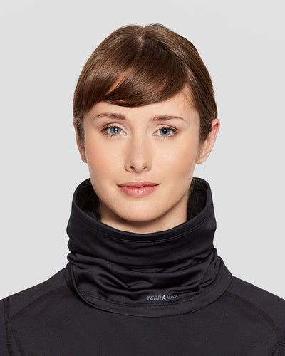 Women's Below-Zero Heavyweight Neck Gaiter | Color: Black | #color_black