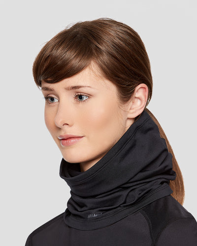 Women's Below-Zero Heavyweight Neck Gaiter | Color: Black | #color_black